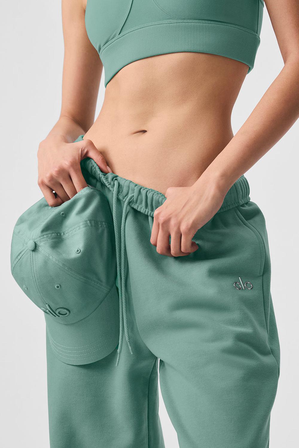 Pantalon Deportivo Alo Yoga Accolade Straight Leg Mujer Verde | España  ORJI-39780