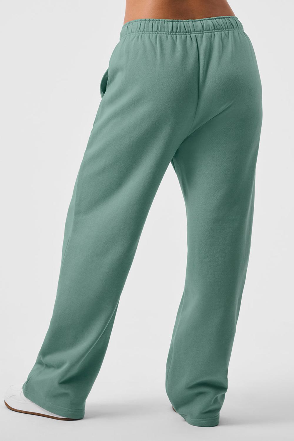 Pantalon Deportivo Alo Yoga Accolade Straight Leg Mujer Verde | España  ORJI-39780
