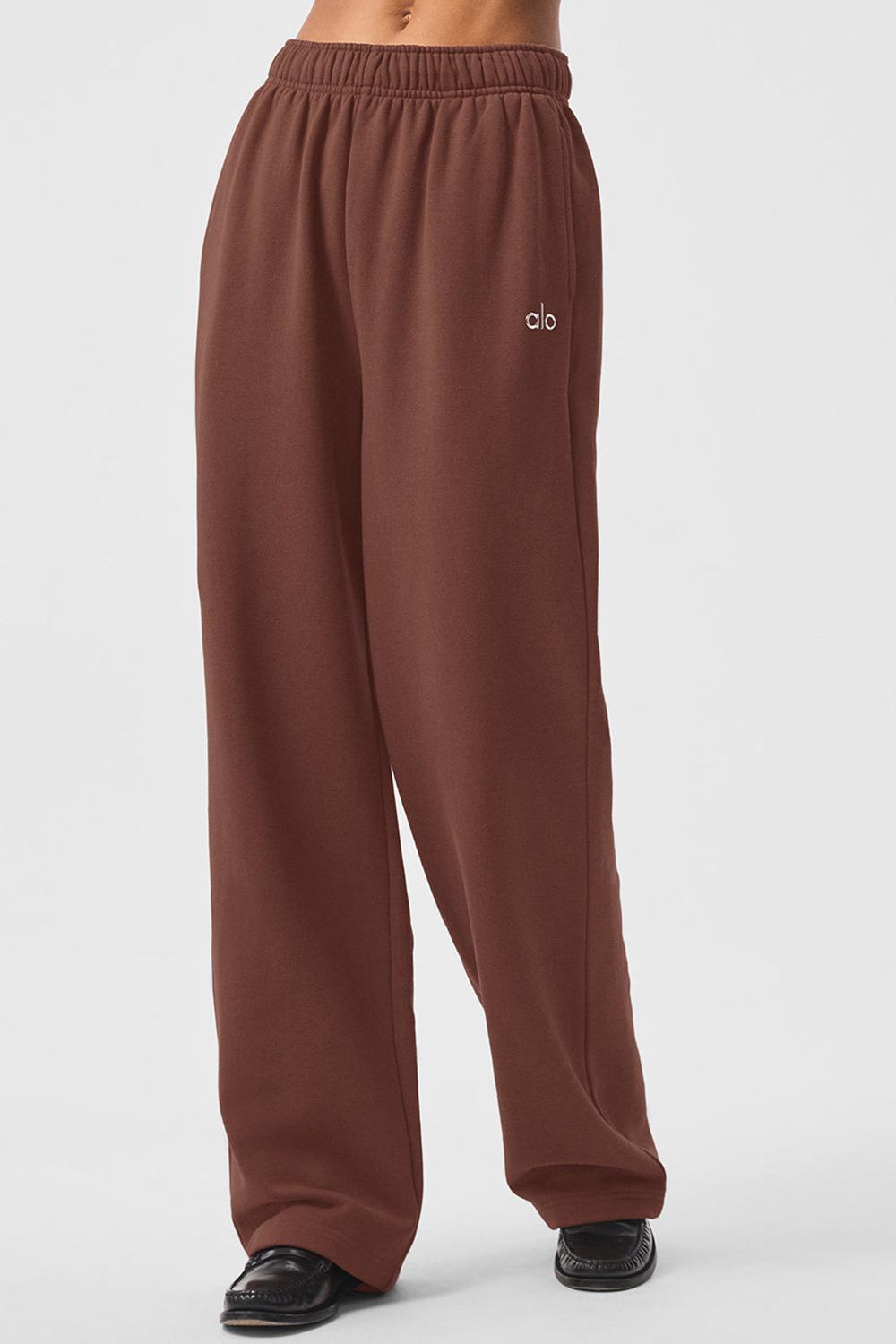 Pantalon Deportivo Alo Yoga Accolade Straight Leg Mujer Chestnut | España  BMVK-35612
