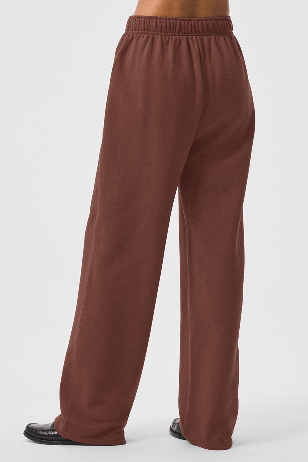 Pantalon Deportivo Alo Yoga Accolade Straight Leg Mujer Chestnut | España  BMVK-35612