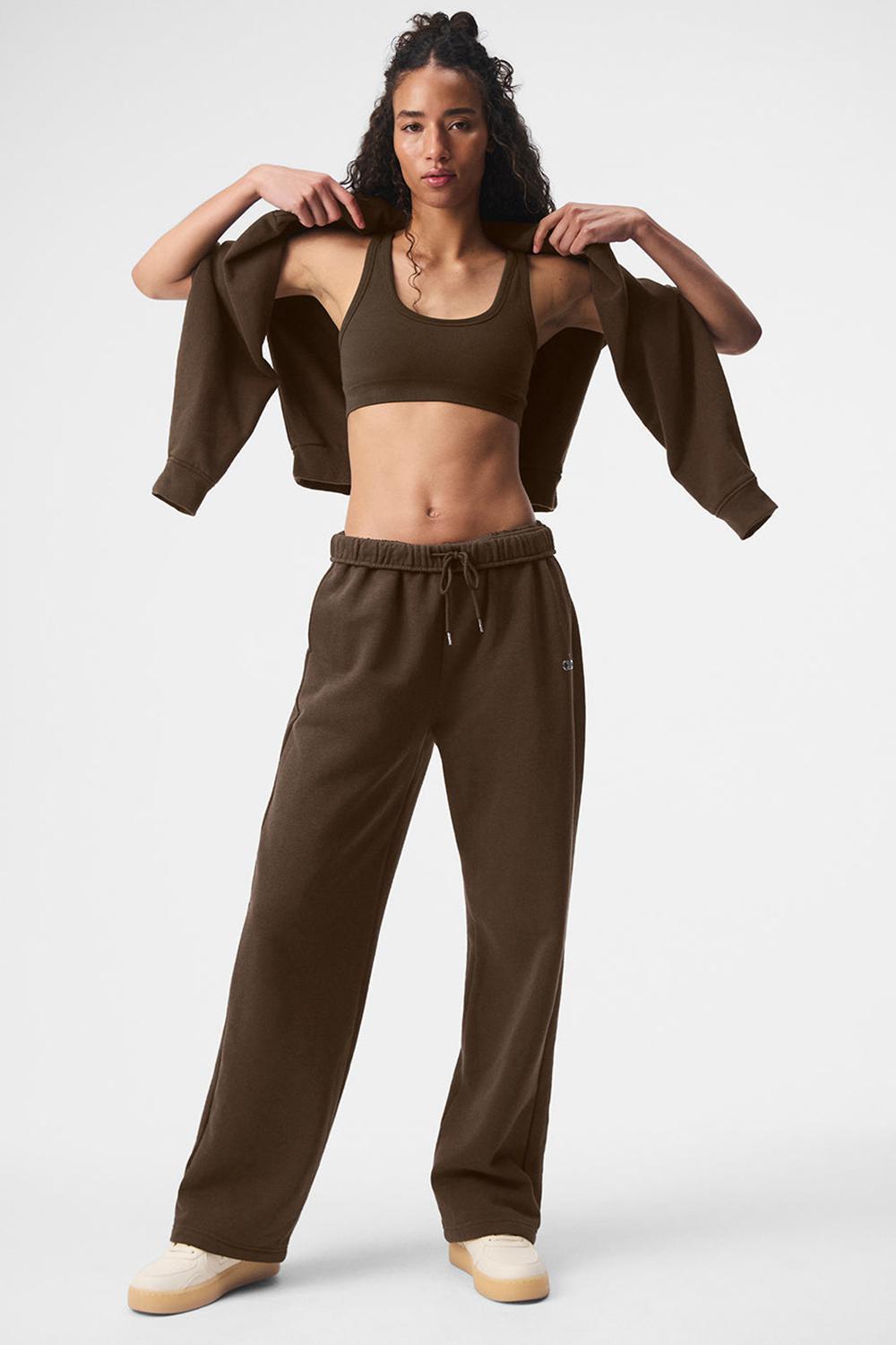 Pantalon Deportivo Alo Yoga Accolade Straight Leg Mujer Espresso | España  VHPW-58471