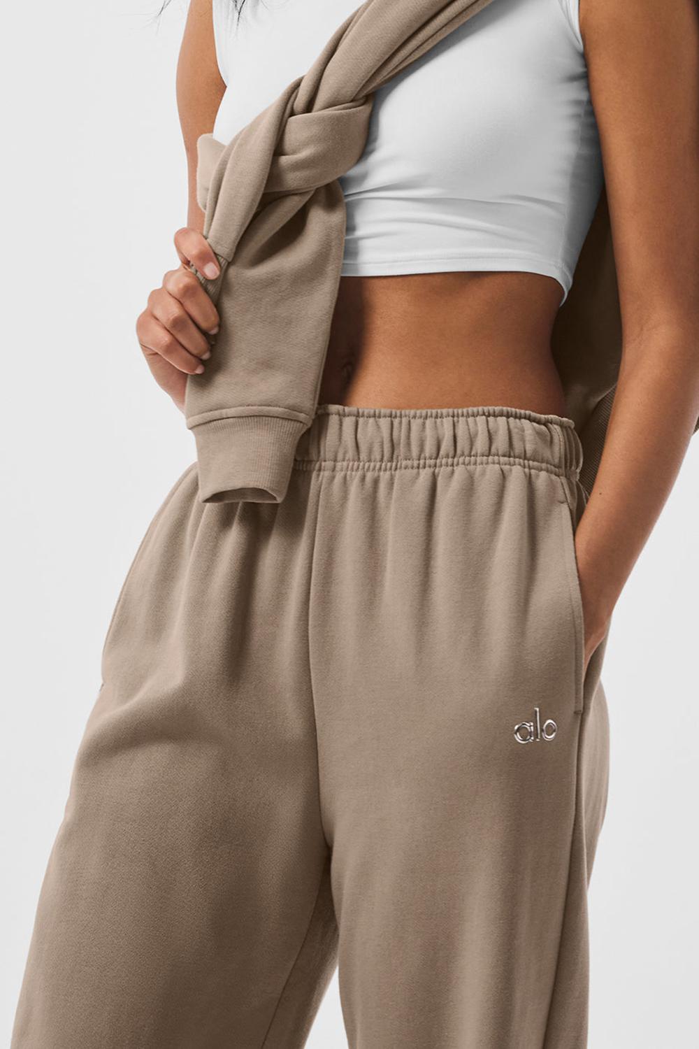 Pantalon Deportivo Alo Yoga Accolade Straight Leg Mujer Gravel | España  LHWT-10792