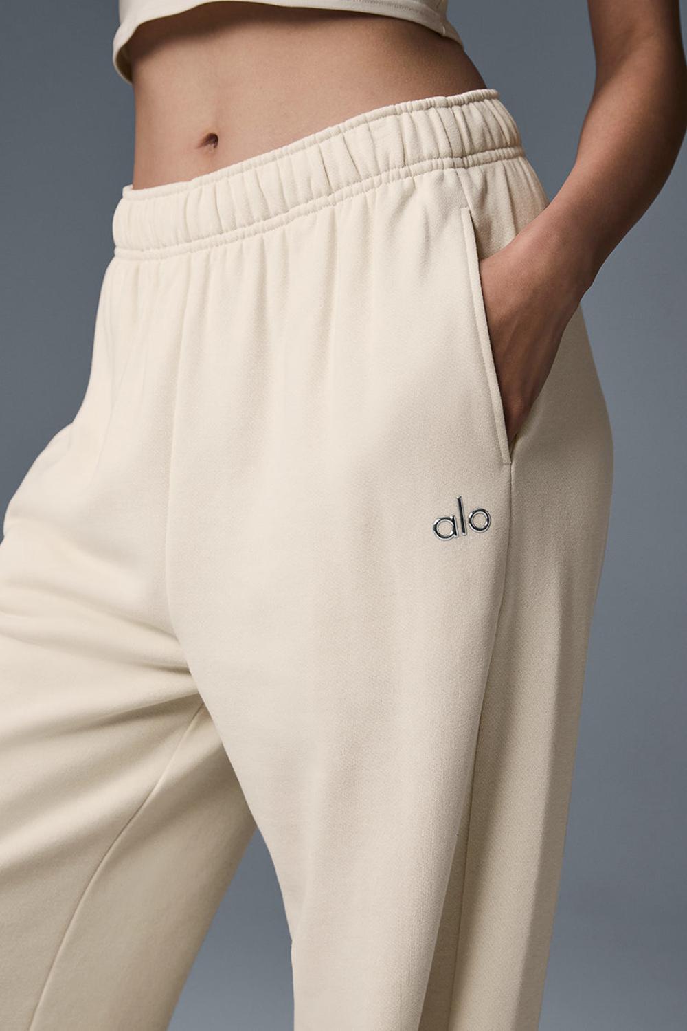 Pantalon Deportivo Alo Yoga Accolade Straight Leg Mujer Oat Milk | España  YSGE-39526