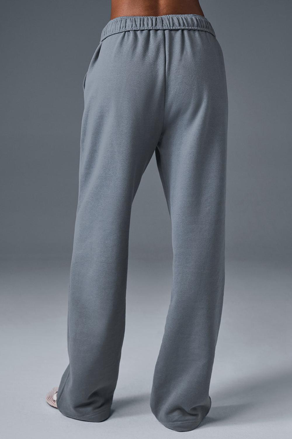 Pantalon Deportivo Alo Yoga Accolade Straight Leg Mujer Gris | España  MNLY-18439