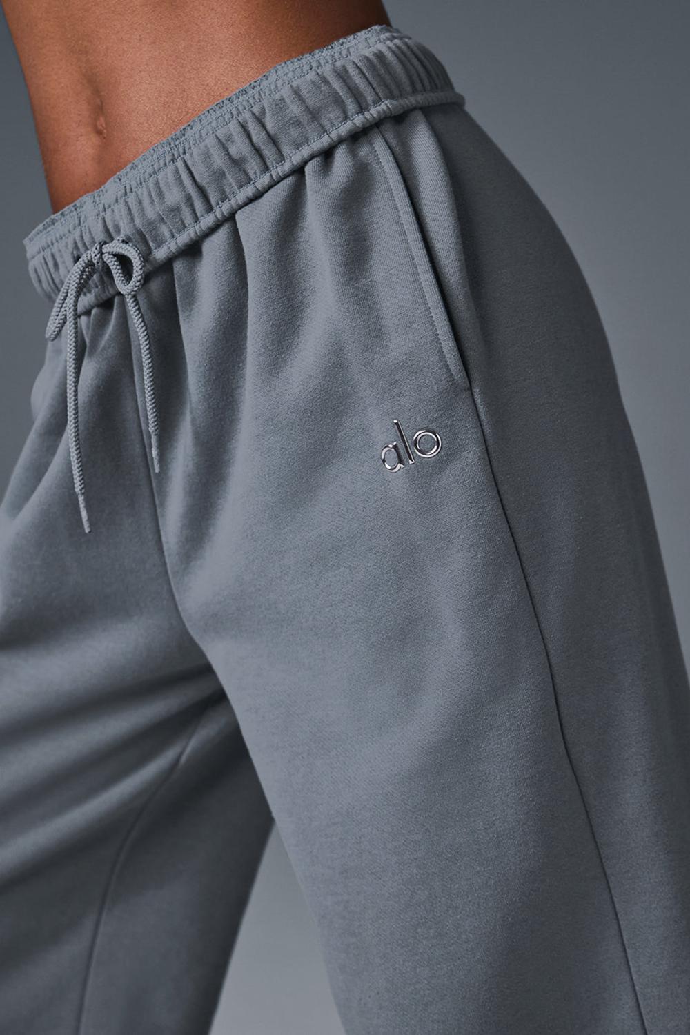 Pantalon Deportivo Alo Yoga Accolade Straight Leg Mujer Gris | España  MNLY-18439