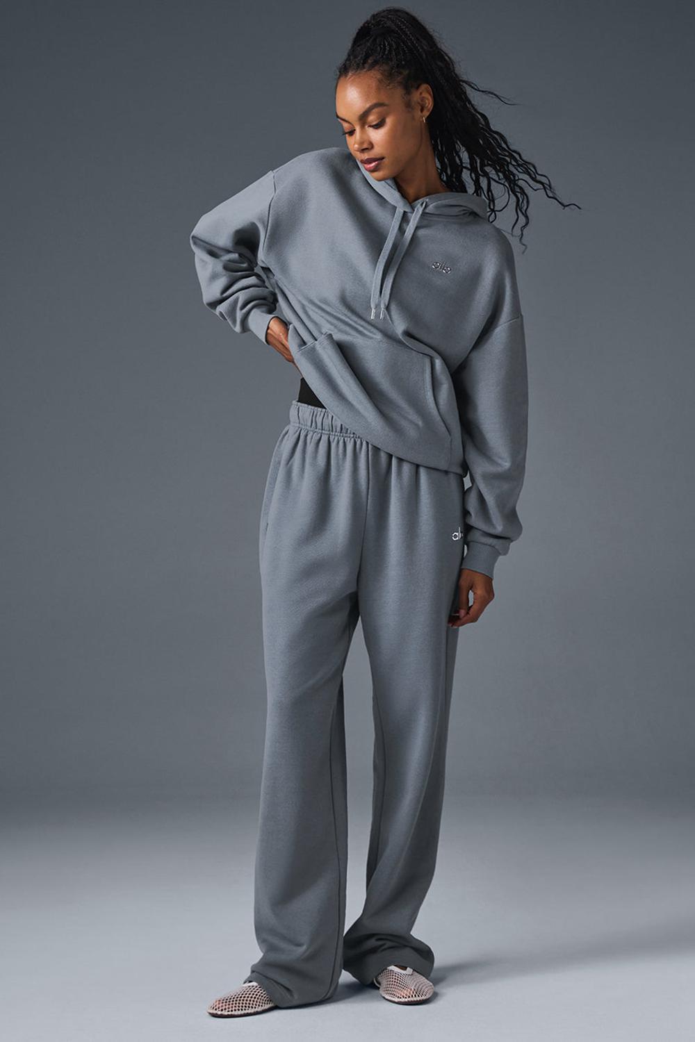 Pantalon Deportivo Alo Yoga Accolade Straight Leg Mujer Gris | España  MNLY-18439