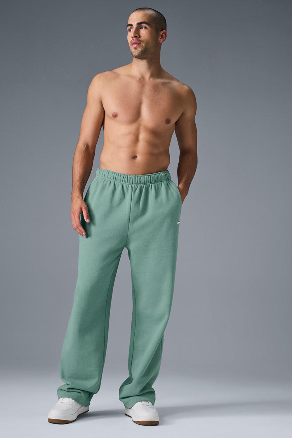 Pantalon Deportivo Alo Yoga Accolade Straight Leg Hombre Verde | España  UQKM-80641