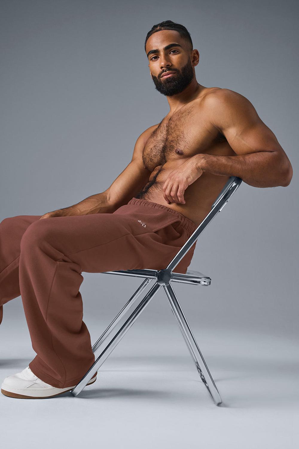 Pantalon Deportivo Alo Yoga Accolade Straight Leg Hombre Chestnut | España  FGET-62983