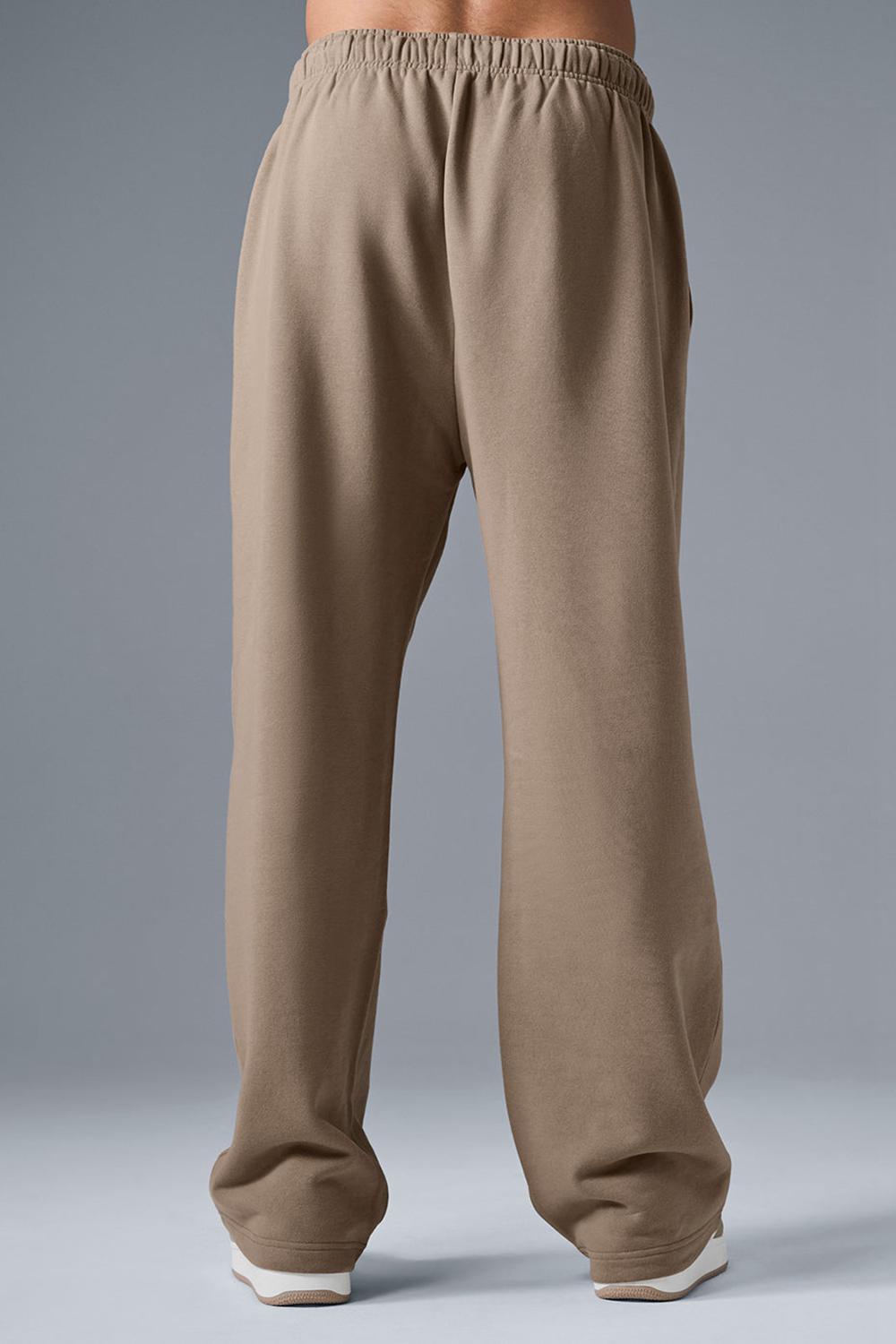 Pantalon Deportivo Alo Yoga Accolade Straight Leg Hombre Gravel | España  NUJG-57193