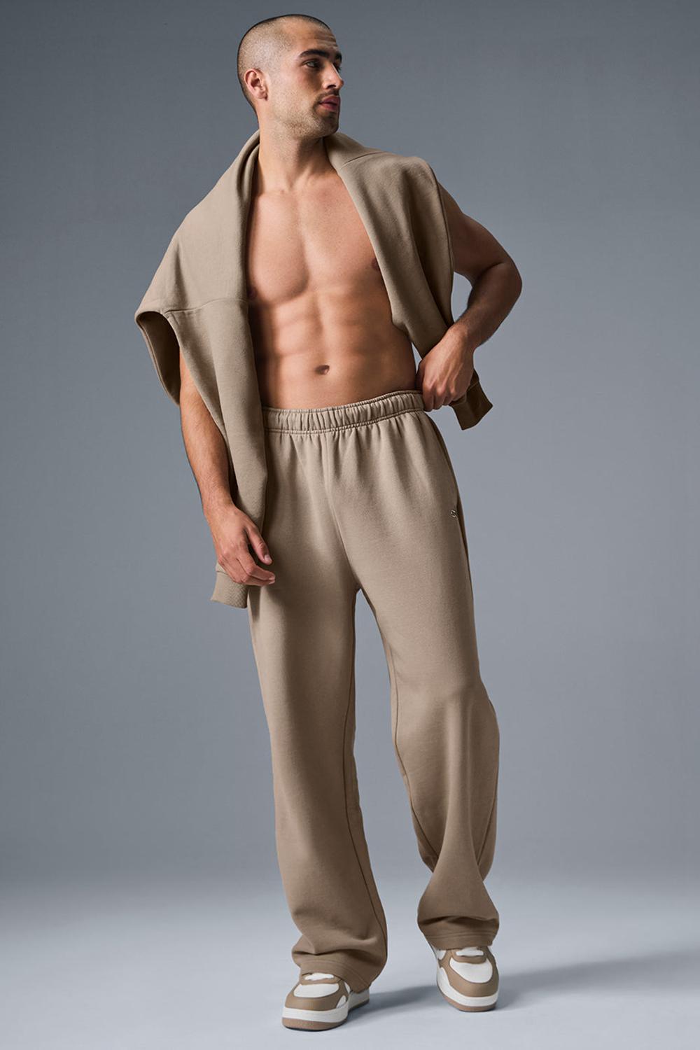 Pantalon Deportivo Alo Yoga Accolade Straight Leg Hombre Gravel | España  NUJG-57193