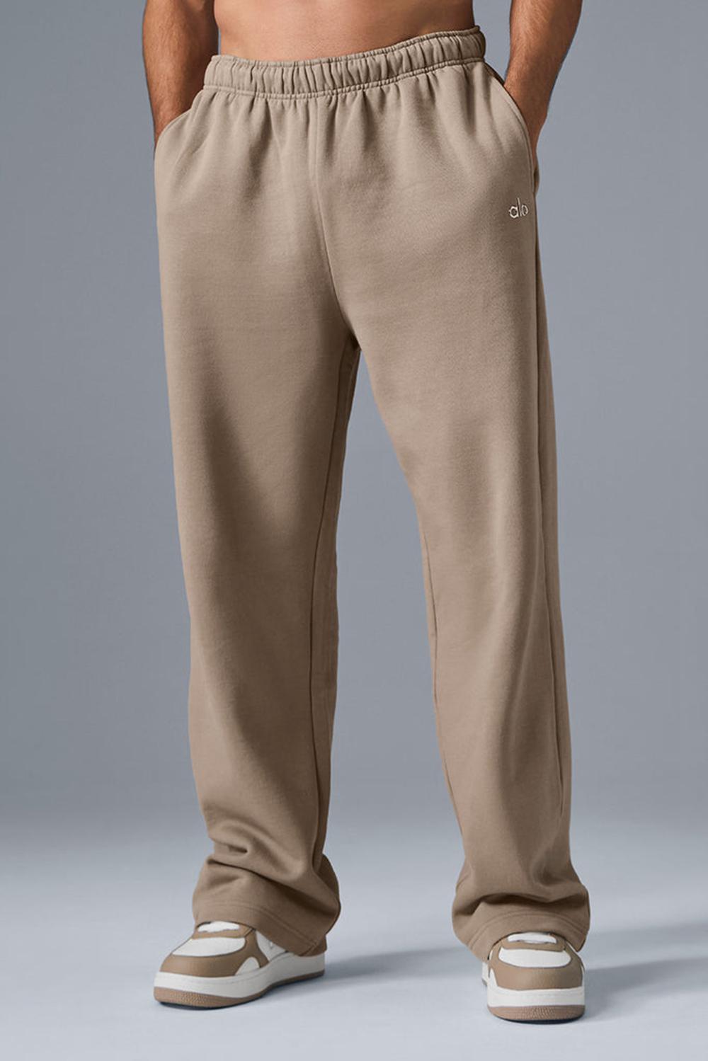 Pantalon Deportivo Alo Yoga Accolade Straight Leg Hombre Gravel | España  NUJG-57193