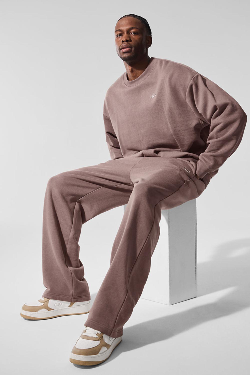 Pantalon Deportivo Alo Yoga Accolade Straight Leg Hombre Mushroom | España  HLVO-69527