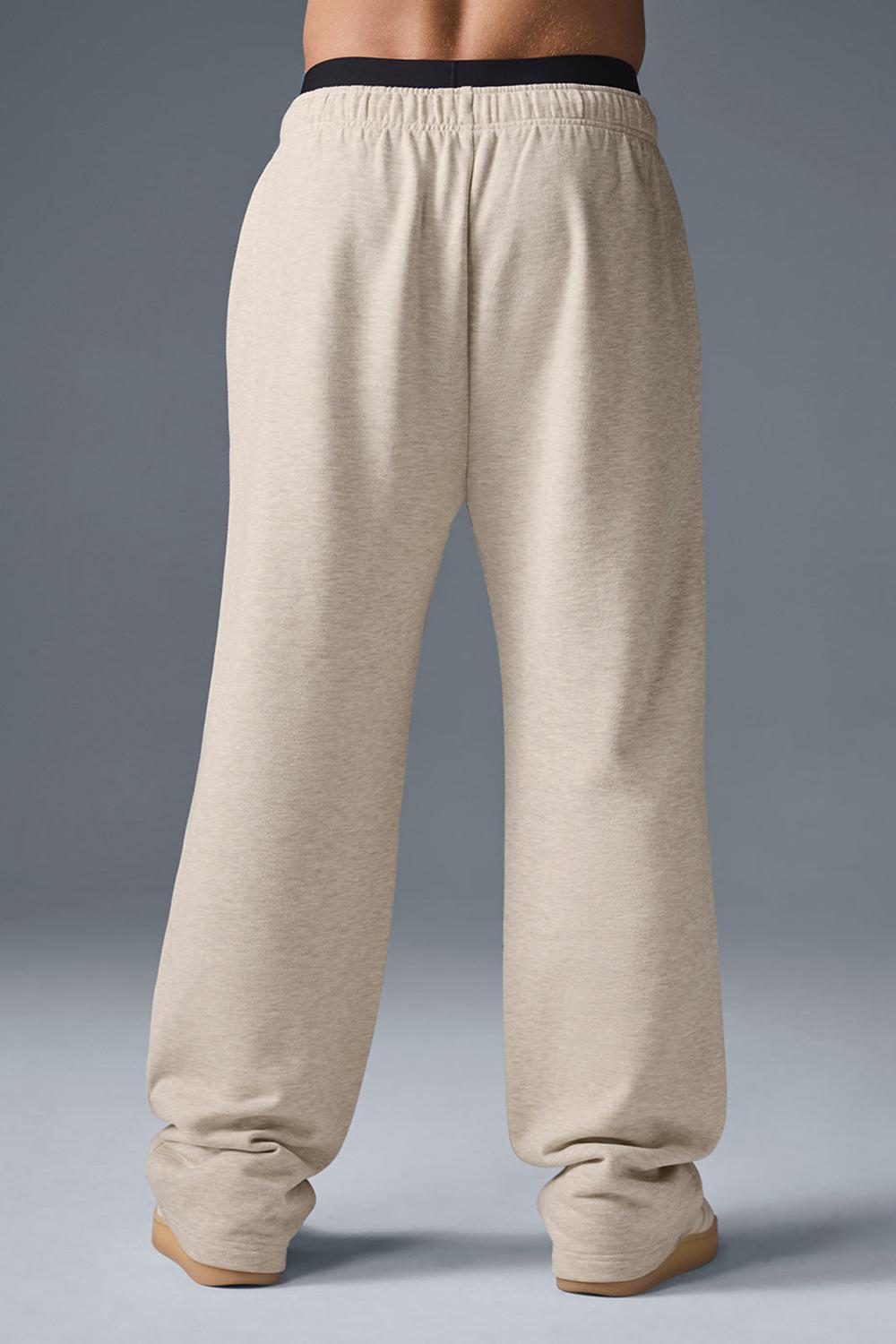 Pantalon Deportivo Alo Yoga Accolade Straight Leg Hombre Oatmeal Heather | España  TPMK-96783