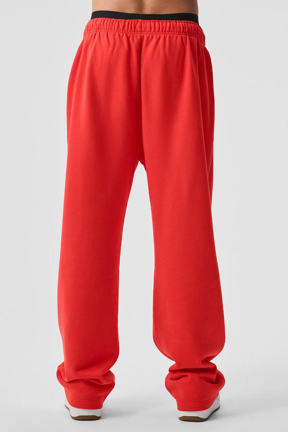 Pantalon Deportivo Alo Yoga Accolade Straight Leg Hombre Rojas | España  MGNQ-92180