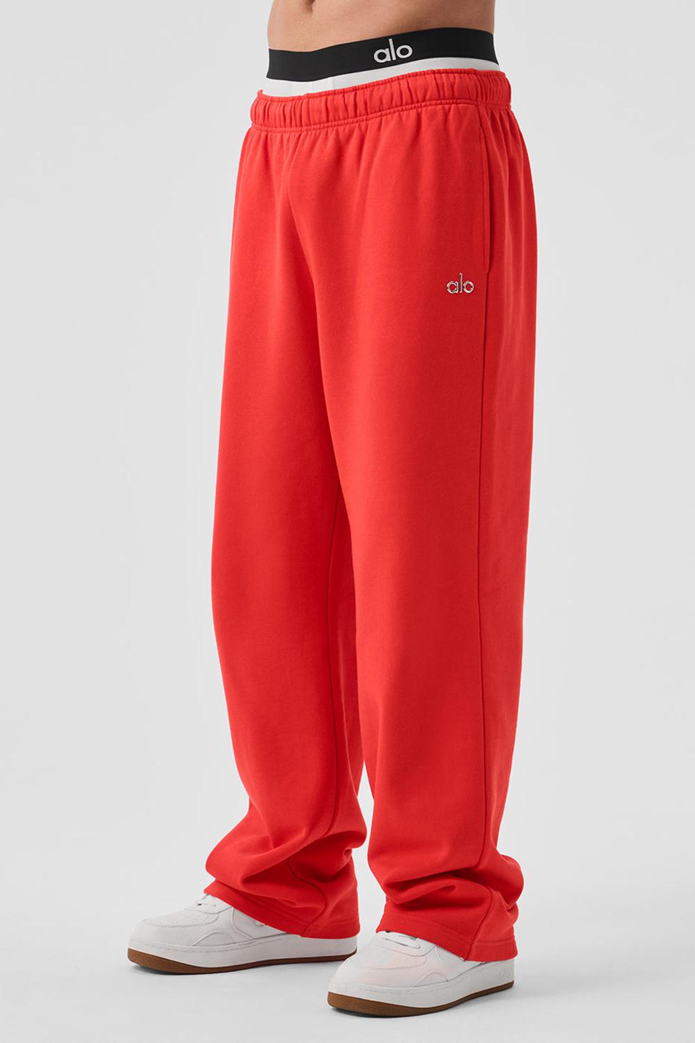 Pantalon Deportivo Alo Yoga Accolade Straight Leg Hombre Rojas | España  MGNQ-92180