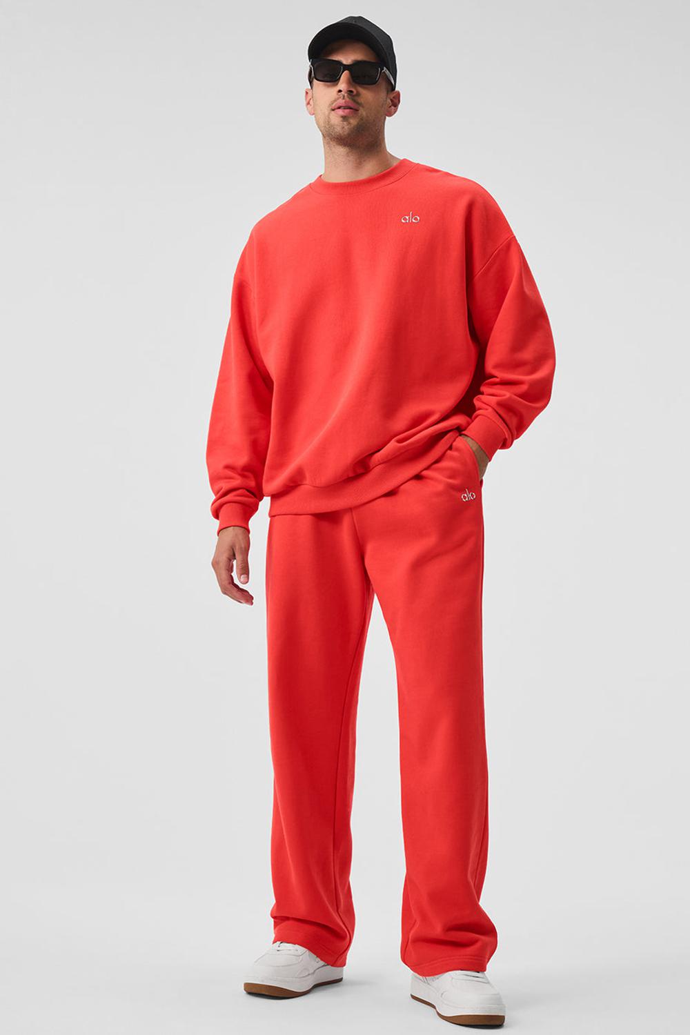 Pantalon Deportivo Alo Yoga Accolade Straight Leg Hombre Rojas | España  MGNQ-92180
