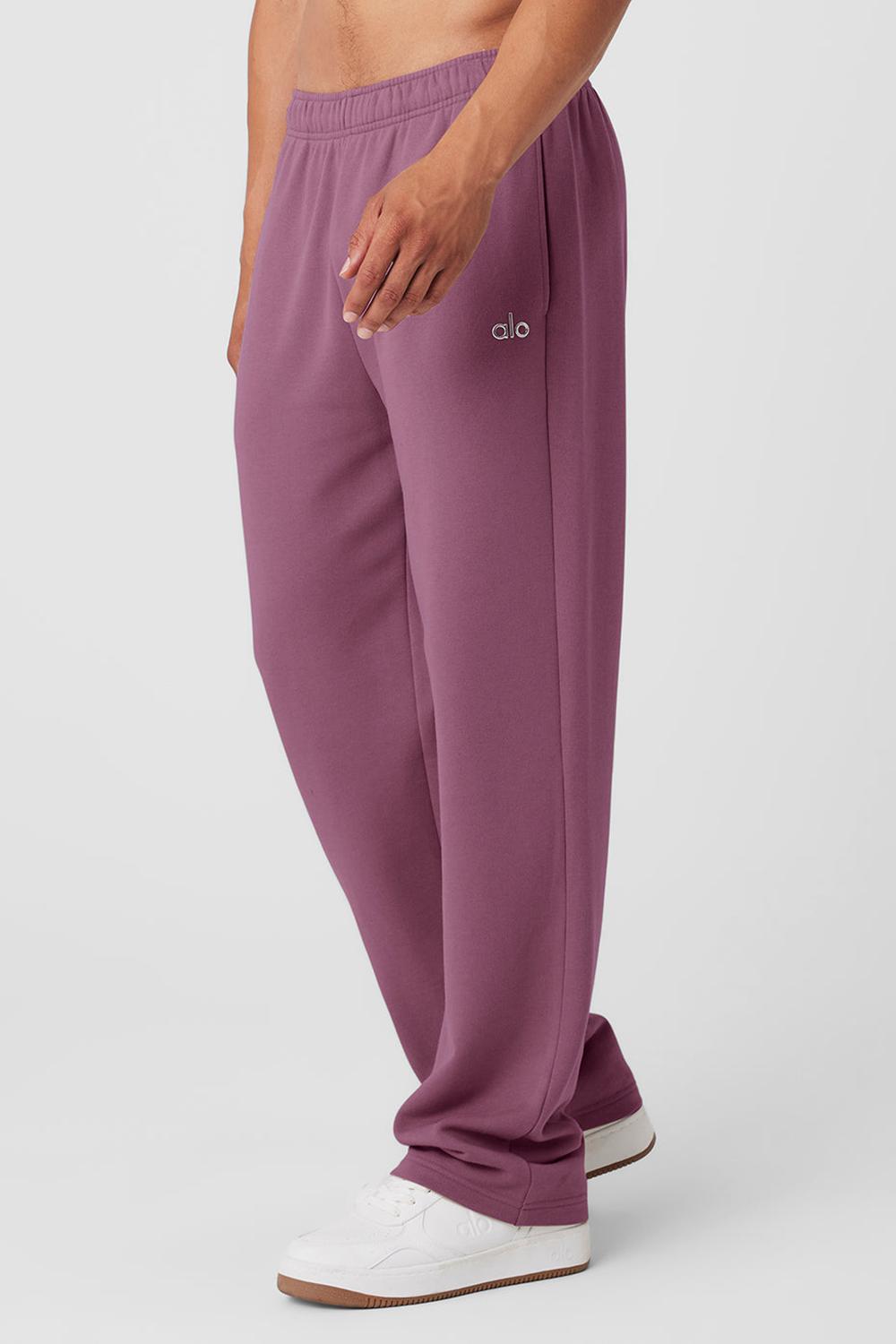 Pantalon Deportivo Alo Yoga Accolade Straight Leg Hombre Soft Mulberry | España  UVQN-86453