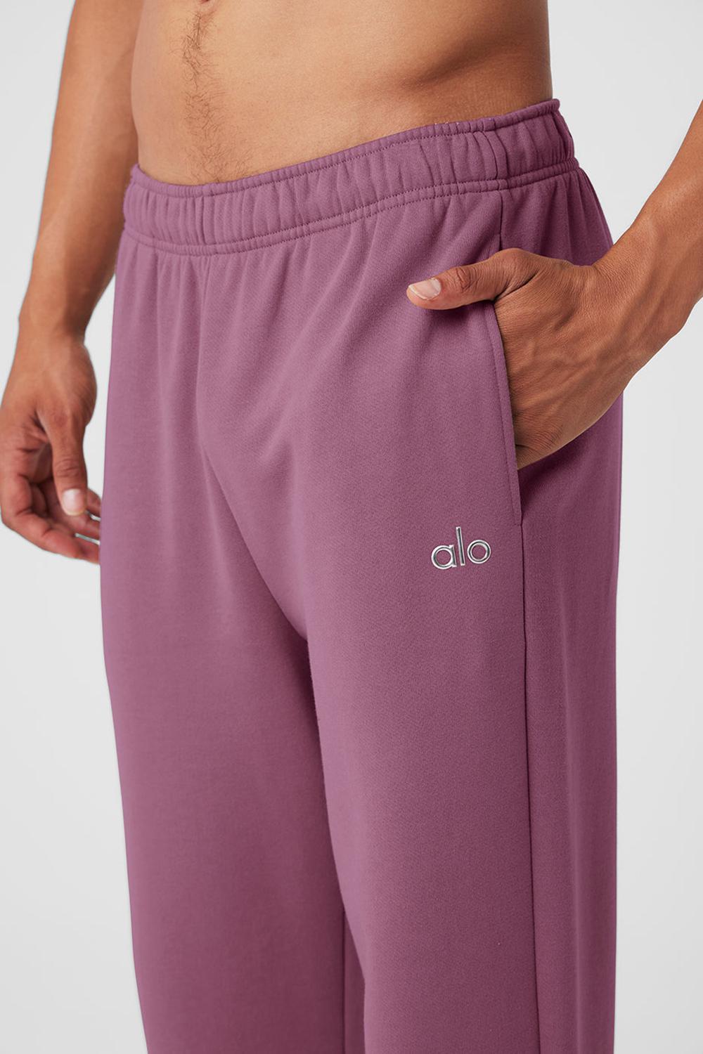 Pantalon Deportivo Alo Yoga Accolade Straight Leg Hombre Soft Mulberry | España  UVQN-86453