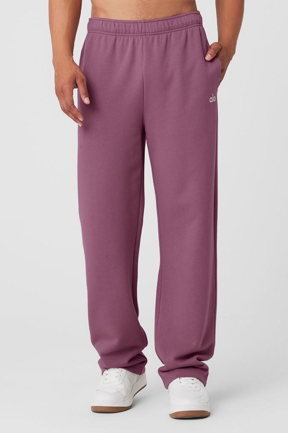 Pantalon Deportivo Alo Yoga Accolade Straight Leg Hombre Soft Mulberry | España  UVQN-86453