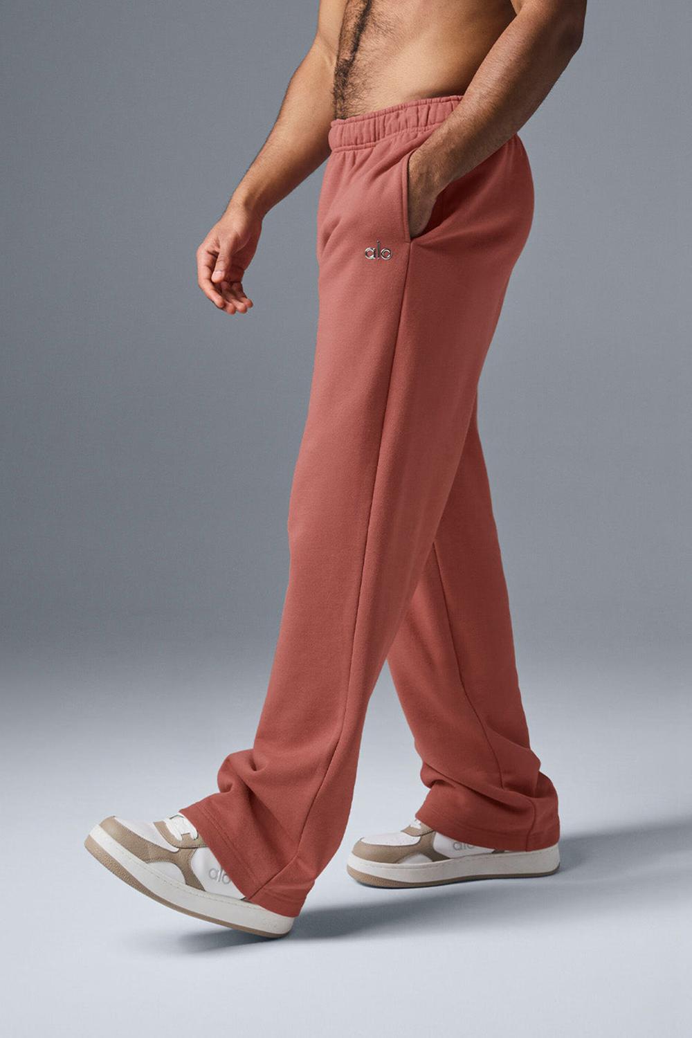 Pantalon Deportivo Alo Yoga Accolade Straight Leg Hombre Soft Terracotta | España  PDIE-83416
