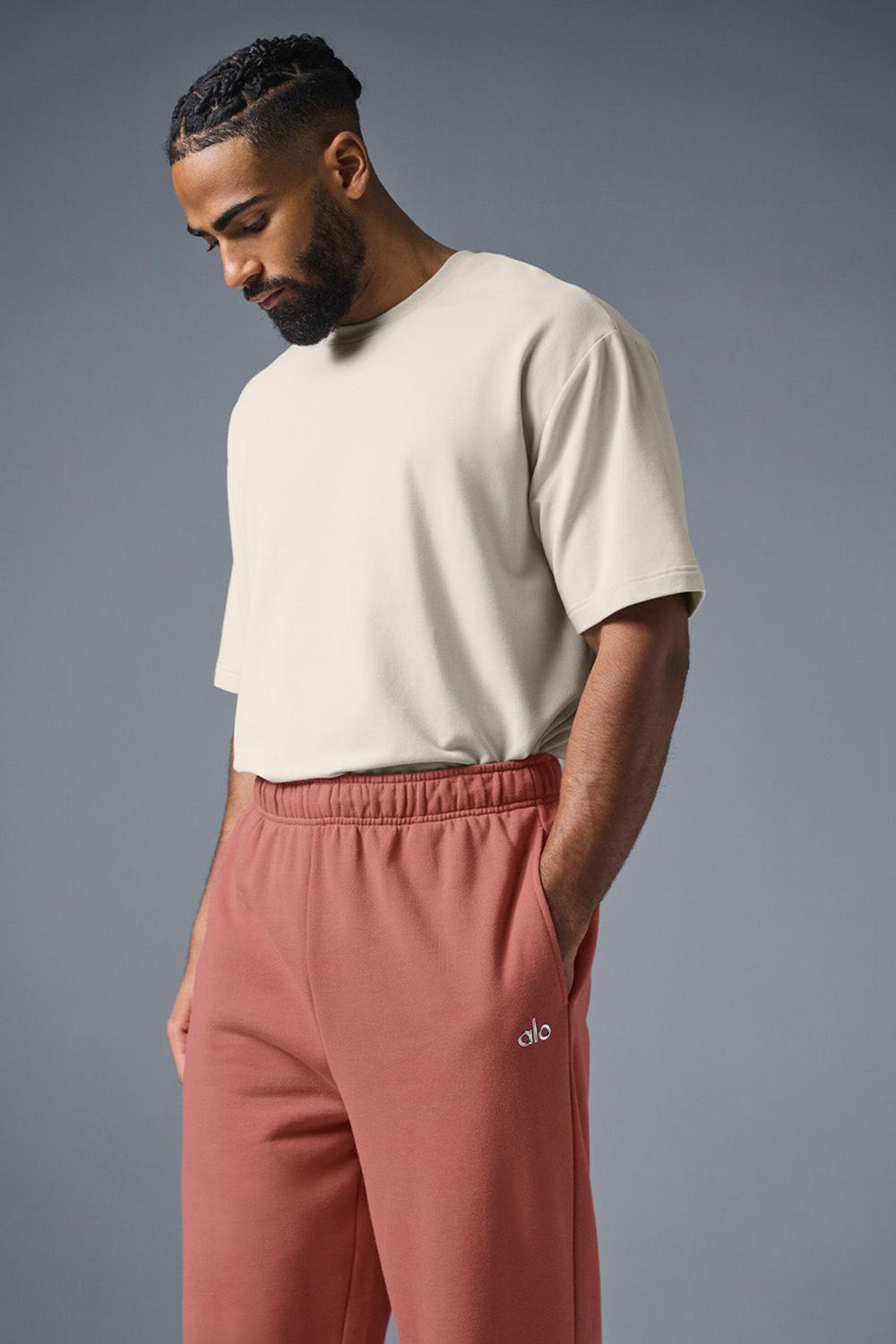 Pantalon Deportivo Alo Yoga Accolade Straight Leg Hombre Soft Terracotta | España  PDIE-83416