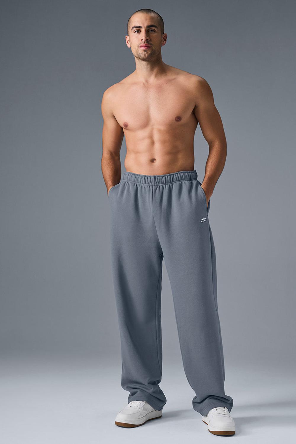 Pantalon Deportivo Alo Yoga Accolade Straight Leg Hombre Gris | España  TBAN-50297