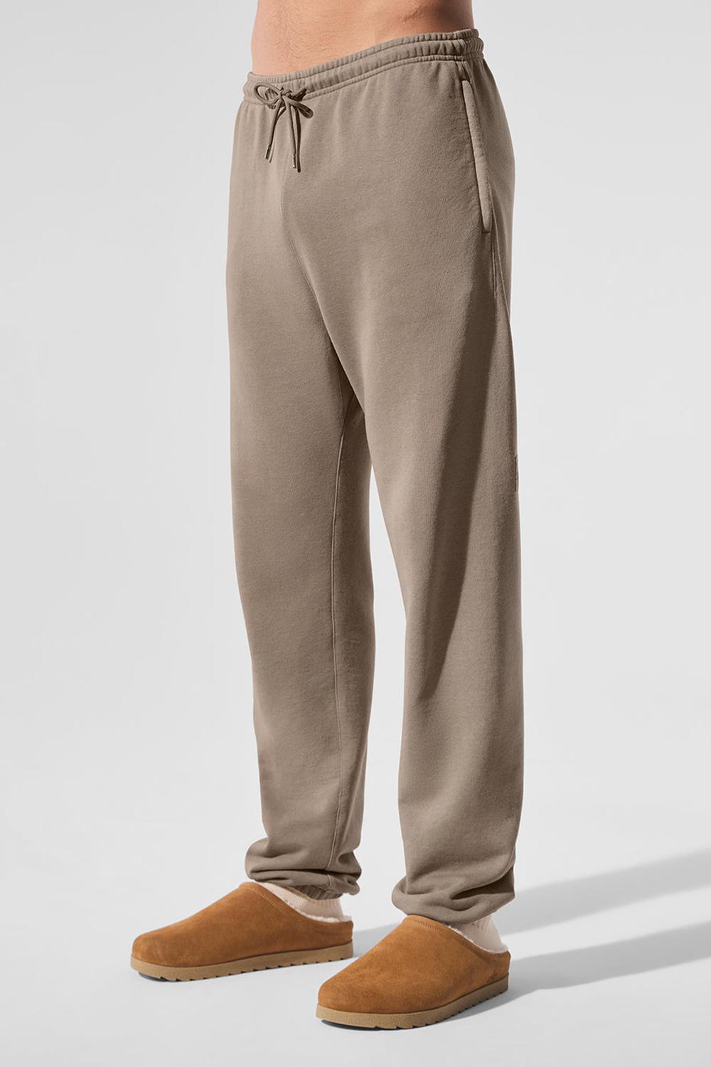 Pantalon Deportivo Alo Yoga Chill Vintage Wash Hombre Azules | España  OAWX-09763