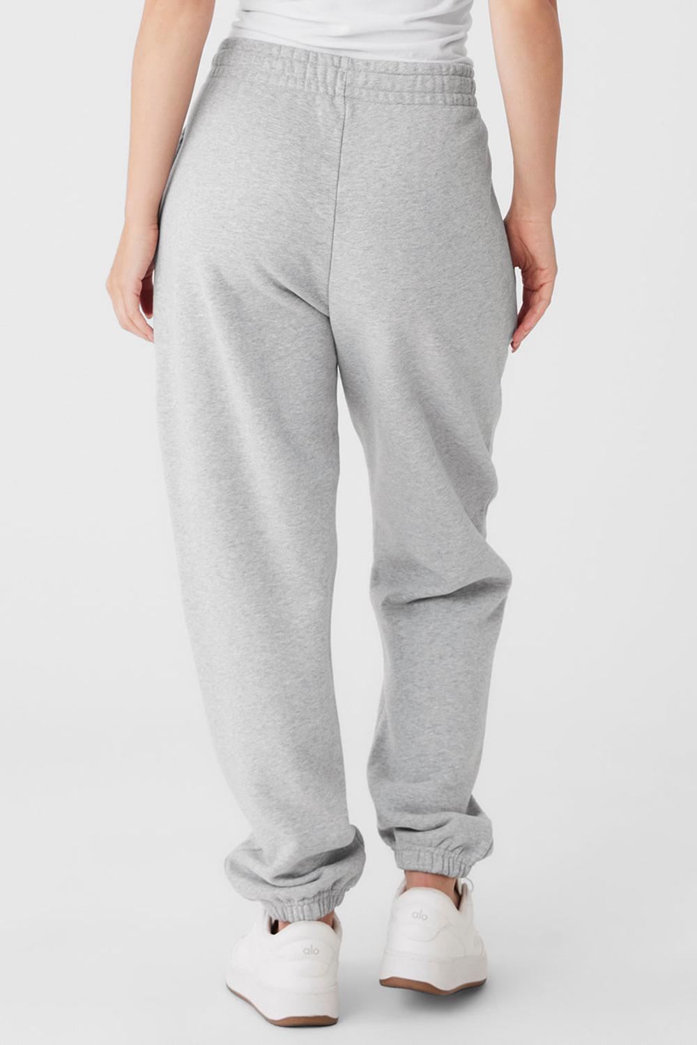Pantalon Deportivo Alo Yoga Cuffed Renown Heavy Weight Mujer Gris | España  XCQP-25307