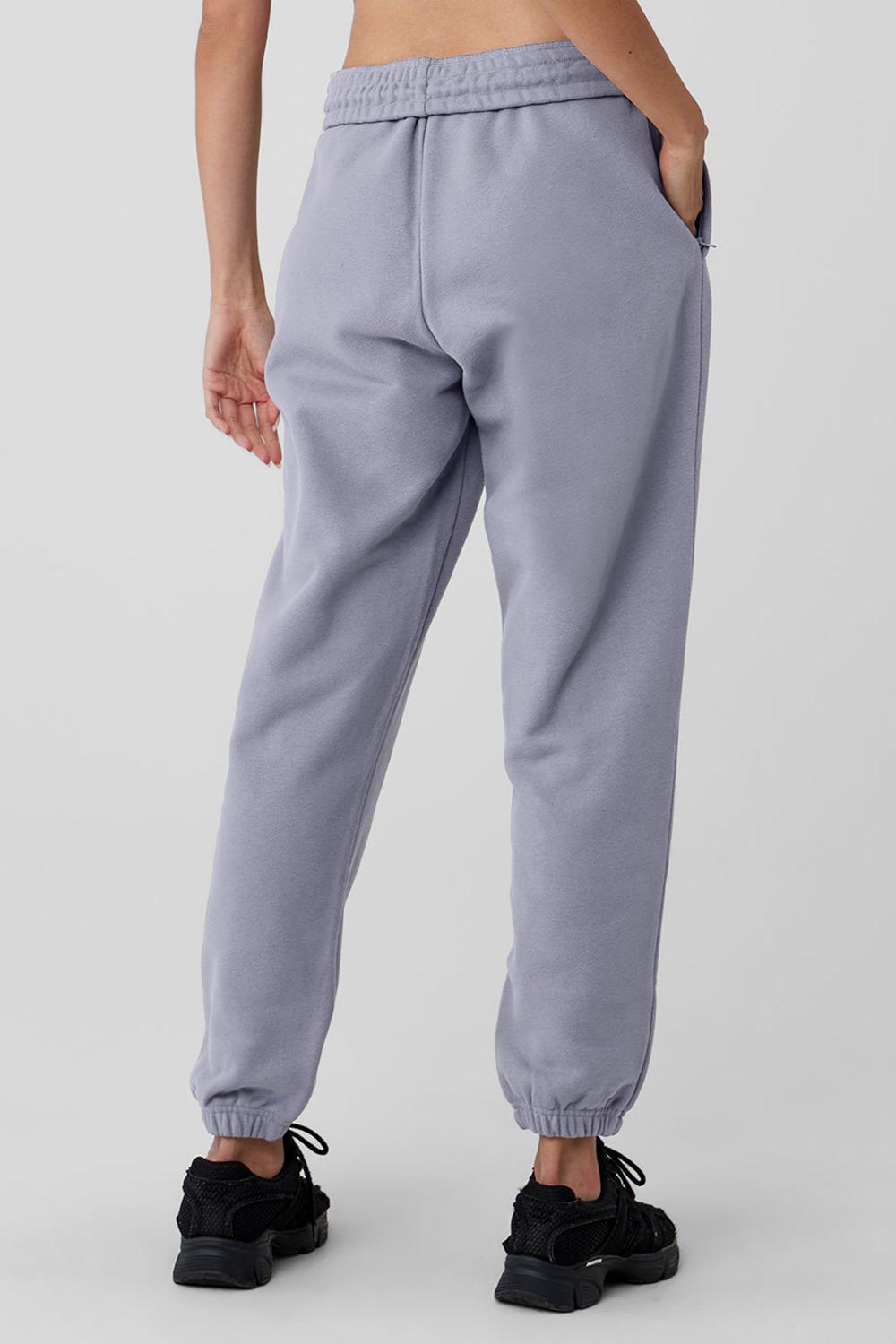 Pantalon Deportivo Alo Yoga Cuffed Renown Heavy Weight Mujer Fog | España  XSJK-15834