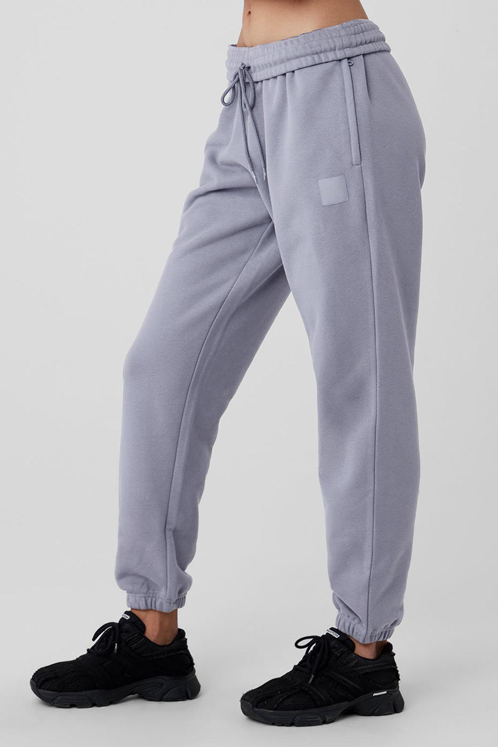 Pantalon Deportivo Alo Yoga Cuffed Renown Heavy Weight Mujer Fog | España  XSJK-15834