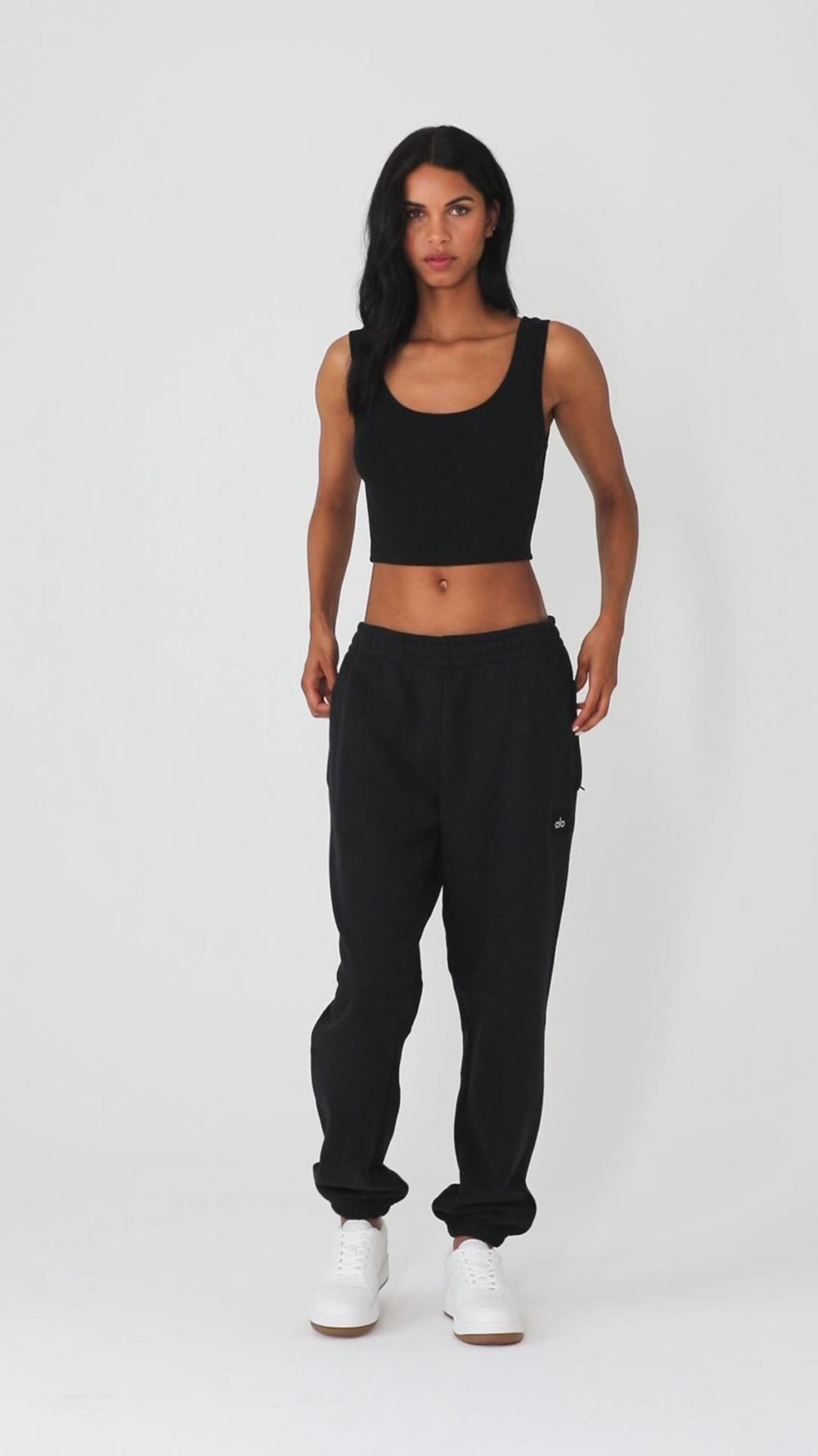 Pantalon Deportivo Alo Yoga Cuffed Renown Heavy Weight Mujer Fog | España  XSJK-15834