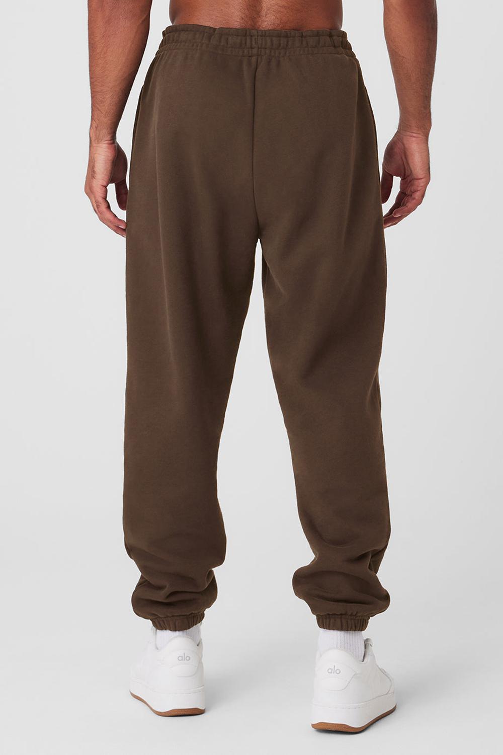 Pantalon Deportivo Alo Yoga Cuffed Renown Heavy Weight Hombre Espresso | España  RNUP-28361