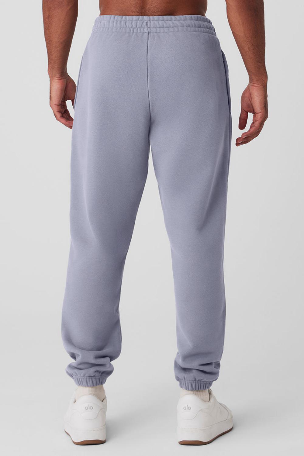 Pantalon Deportivo Alo Yoga Cuffed Renown Heavy Weight Hombre Fog | España  SKJL-70184