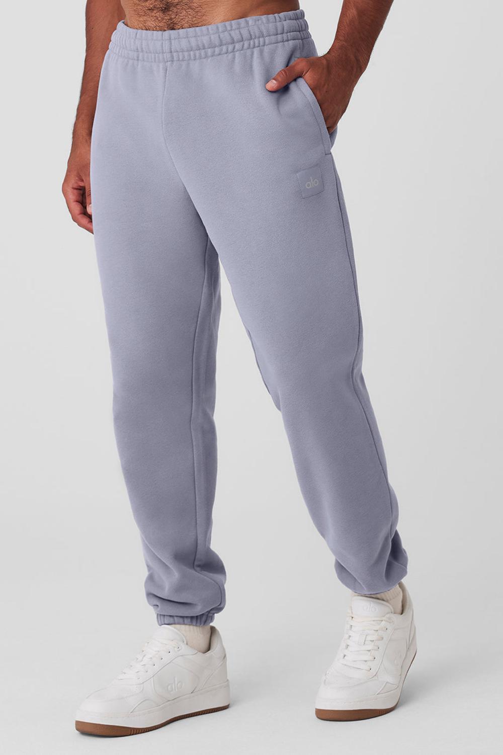Pantalon Deportivo Alo Yoga Cuffed Renown Heavy Weight Hombre Fog | España  SKJL-70184