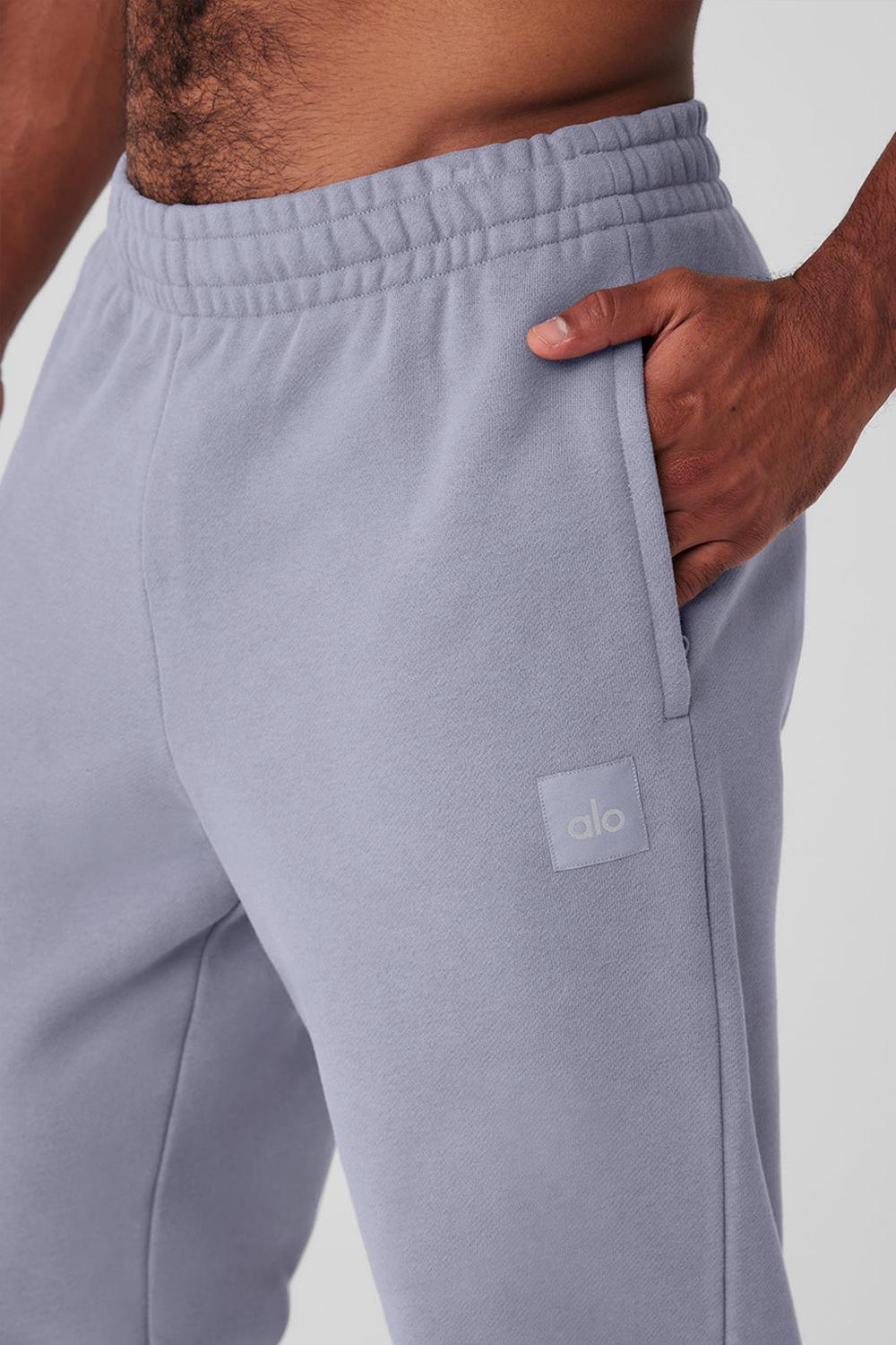 Pantalon Deportivo Alo Yoga Cuffed Renown Heavy Weight Hombre Fog | España  SKJL-70184