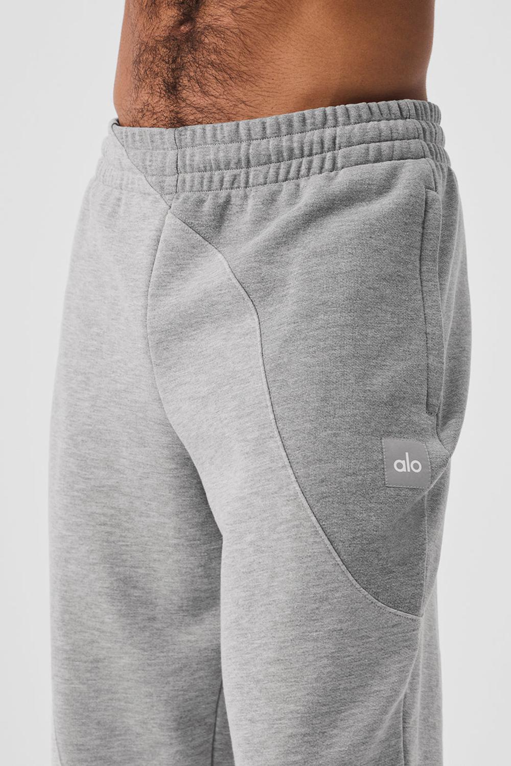 Pantalon Deportivo Alo Yoga Make Waves Hombre Gris | España  BESU-58476