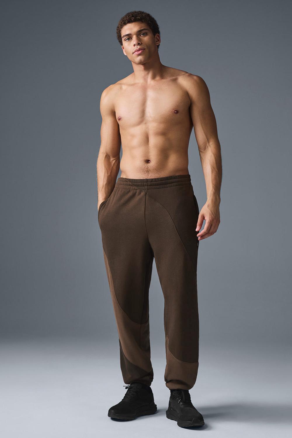 Pantalon Deportivo Alo Yoga Make Waves Hombre Espresso Tonal | España  FVNY-96138