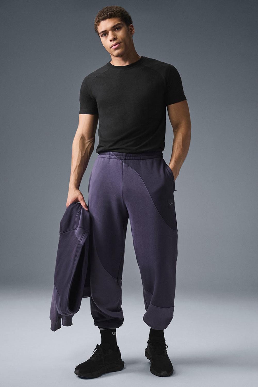 Pantalon Deportivo Alo Yoga Make Waves Hombre Italian Plum Tonal | España  XISP-17084