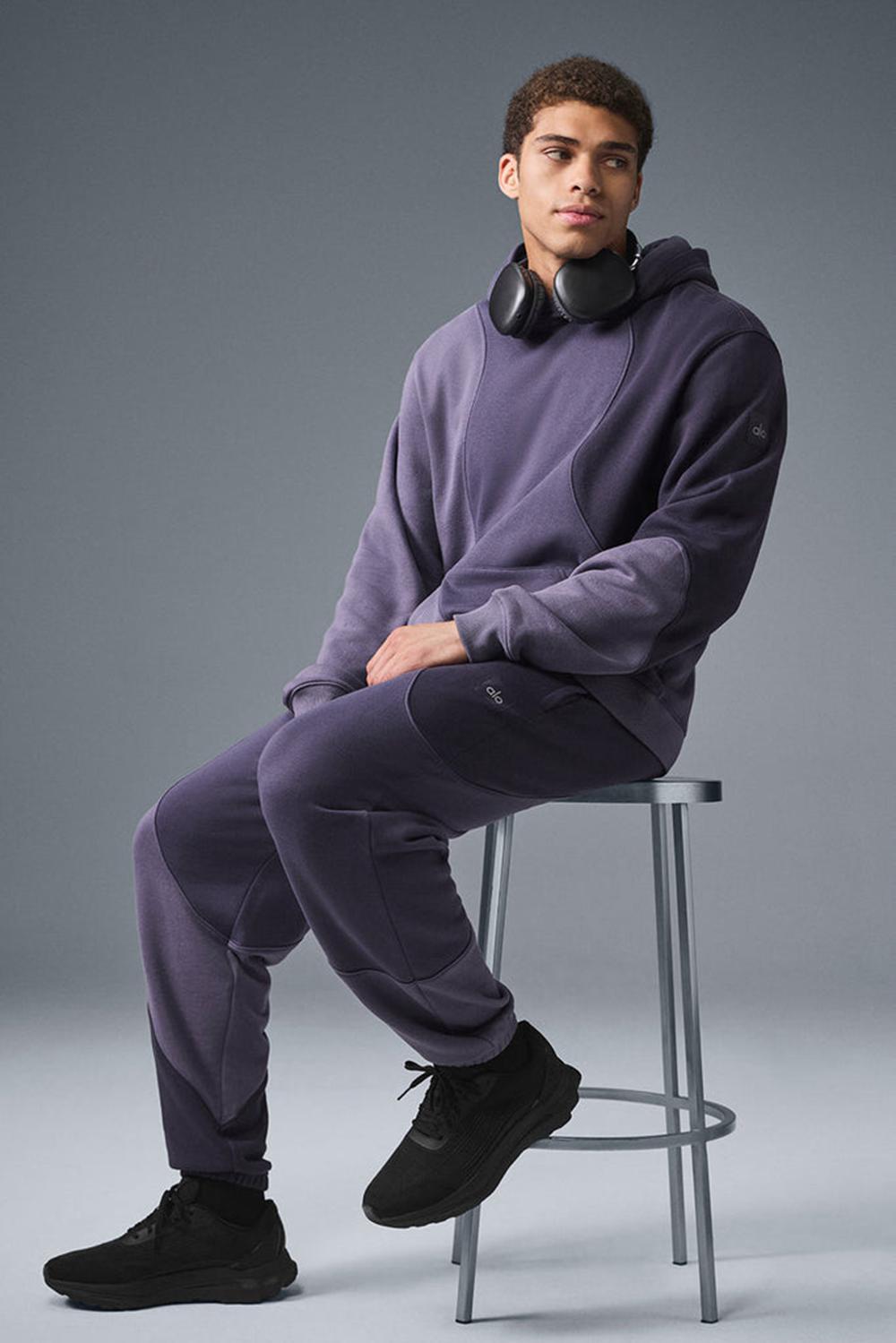 Pantalon Deportivo Alo Yoga Make Waves Hombre Italian Plum Tonal | España  XISP-17084