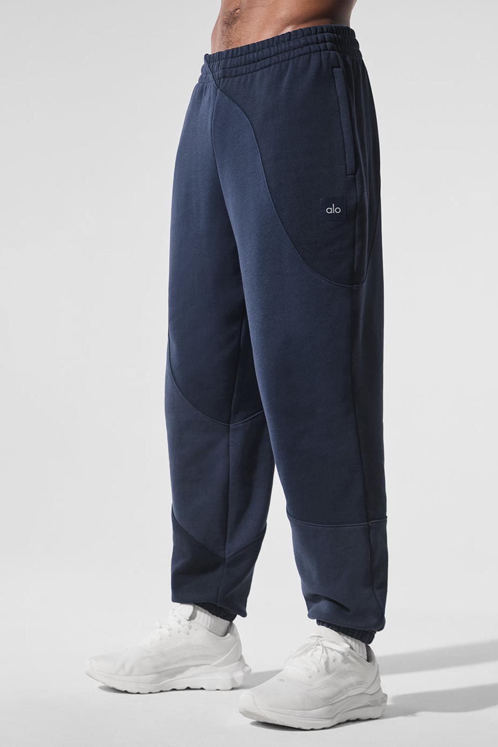 Pantalon Deportivo Alo Yoga Make Waves Hombre Azul Marino | España  MCPB-28510