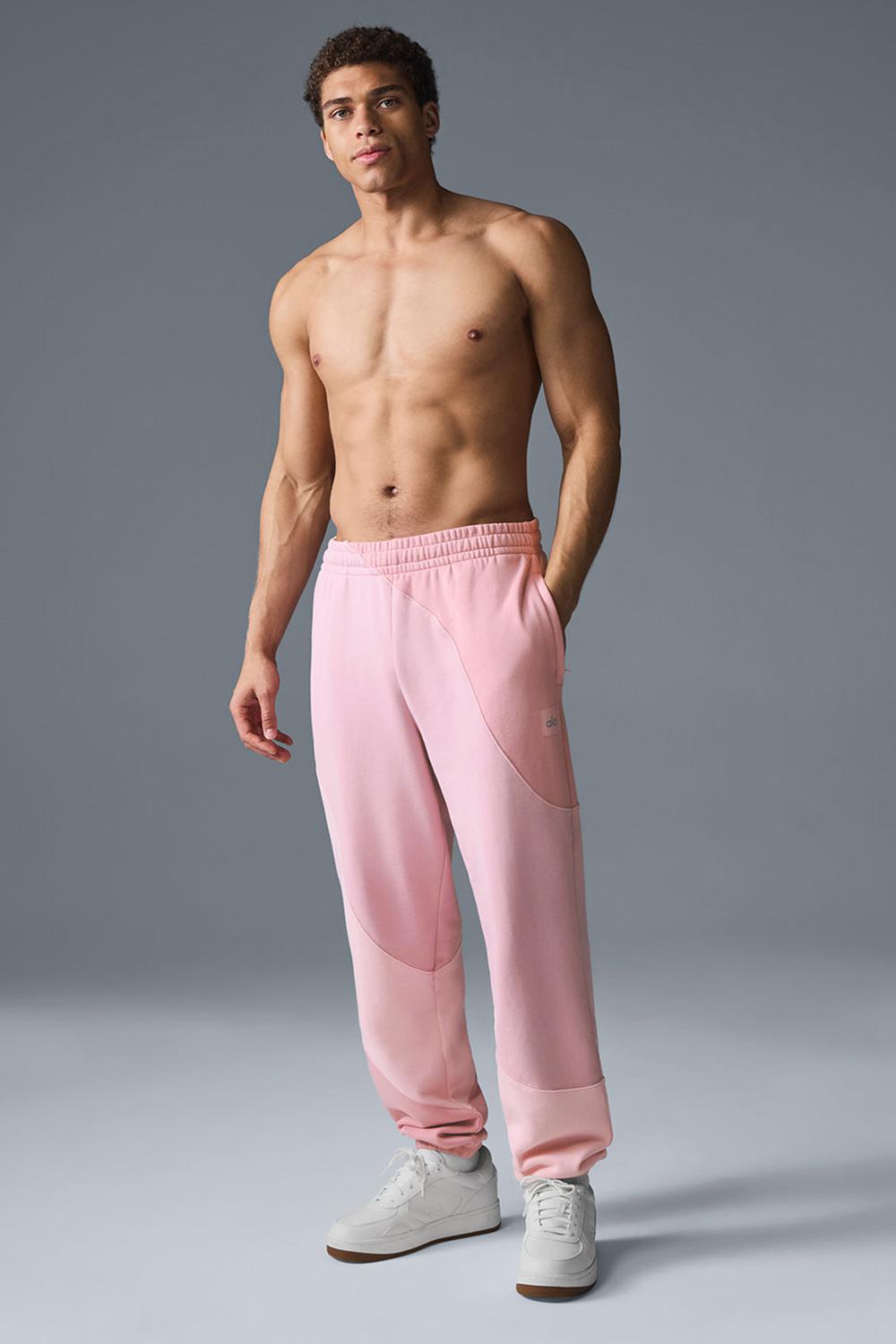 Pantalon Deportivo Alo Yoga Make Waves Hombre Rosas | España  NMSW-94532