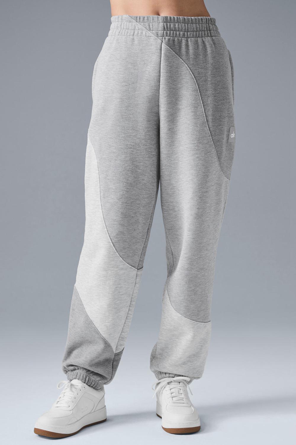 Pantalon Deportivo Alo Yoga Make Waves Mujer Gris | España  RFBS-29057