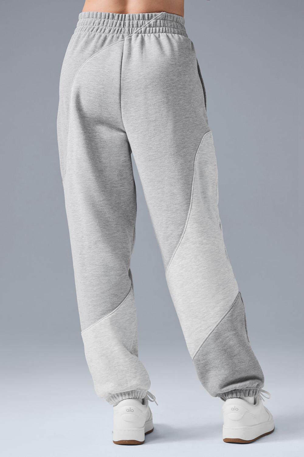 Pantalon Deportivo Alo Yoga Make Waves Mujer Gris | España  RFBS-29057