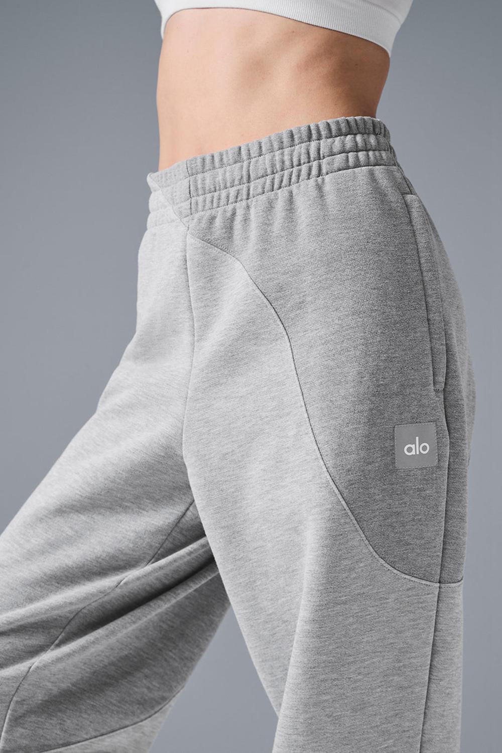 Pantalon Deportivo Alo Yoga Make Waves Mujer Gris | España  RFBS-29057