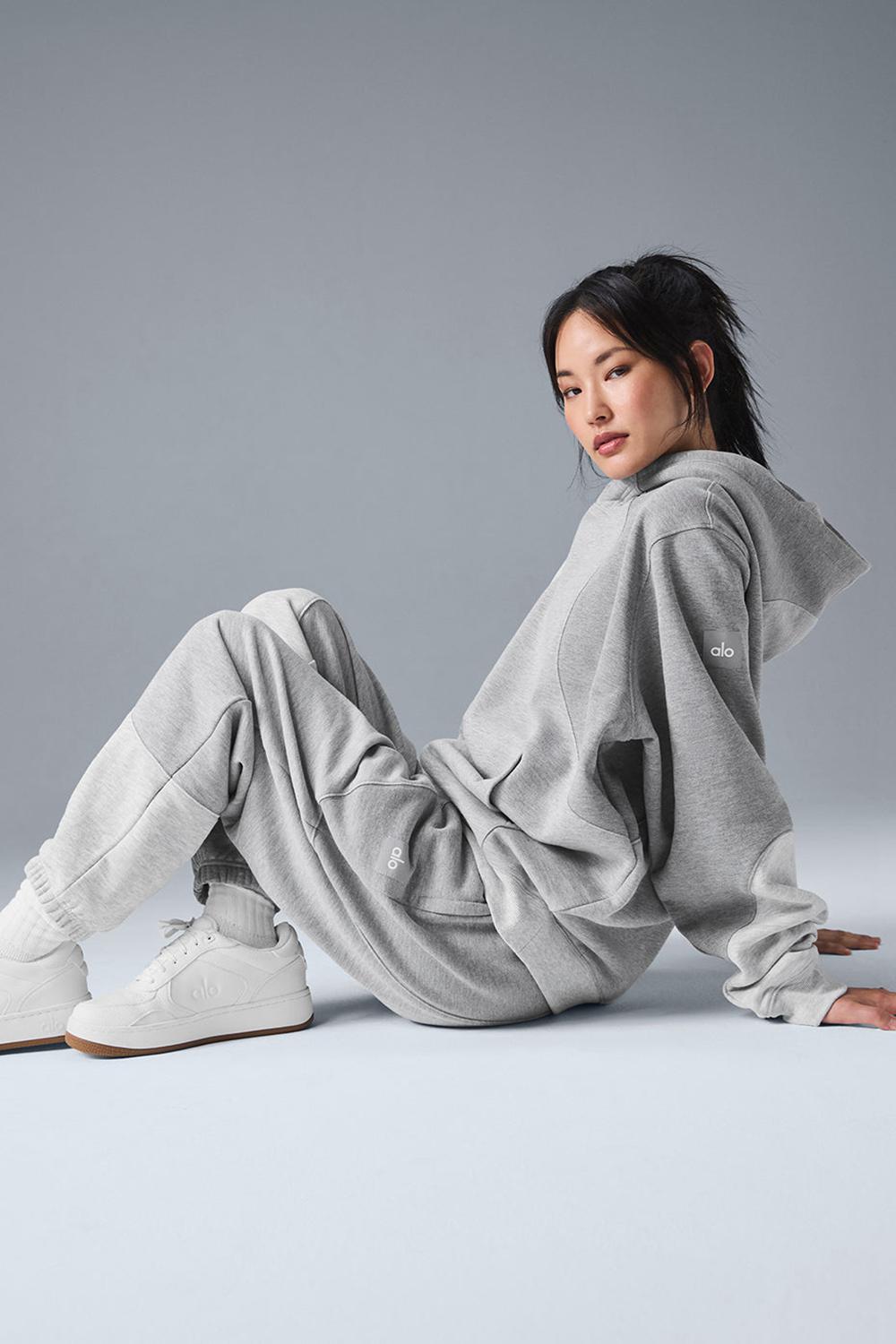 Pantalon Deportivo Alo Yoga Make Waves Mujer Gris | España  RFBS-29057