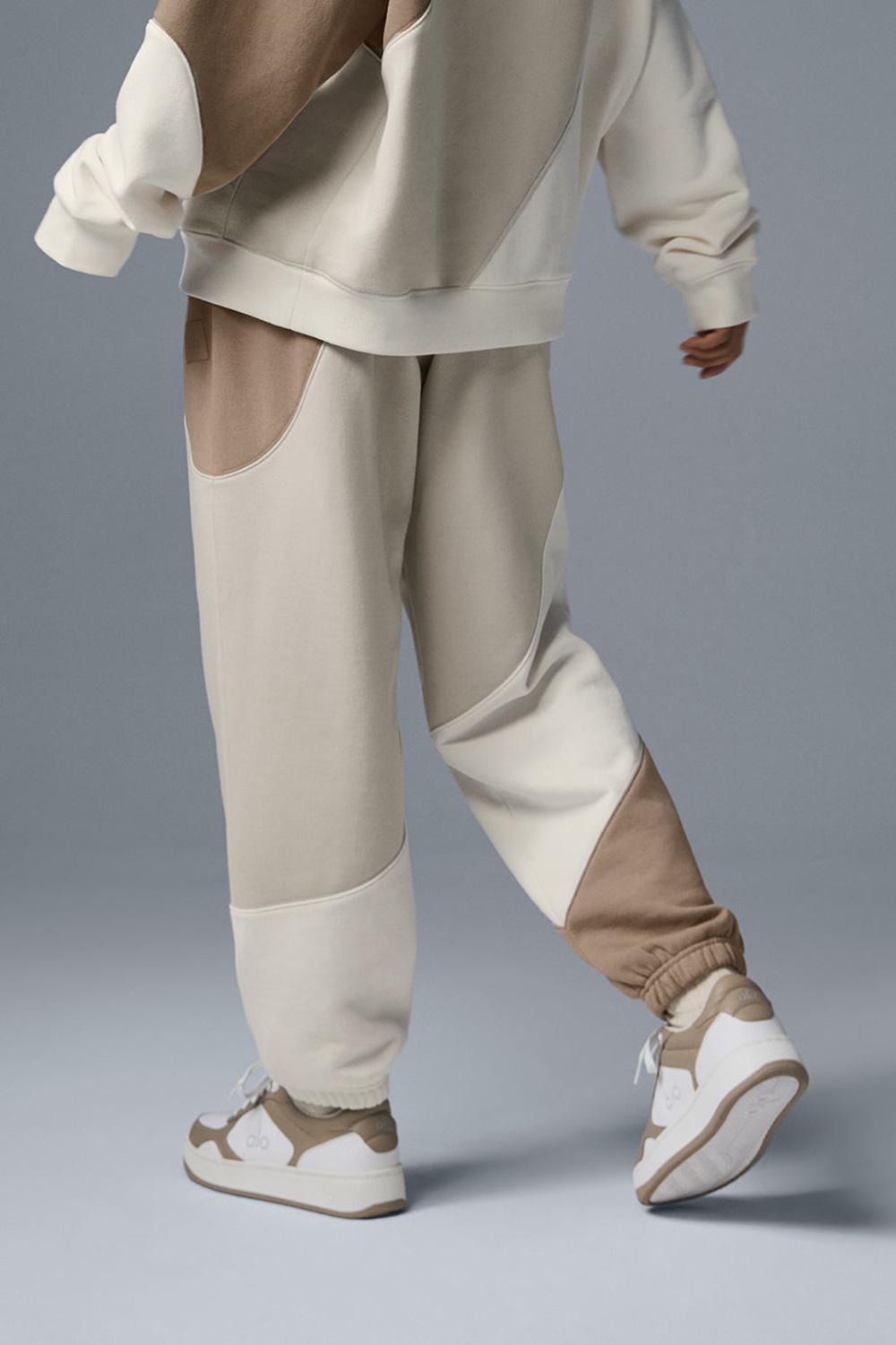 Pantalon Deportivo Alo Yoga Make Waves Mujer Ivory / Bone / Gravel | España  UDCG-60239