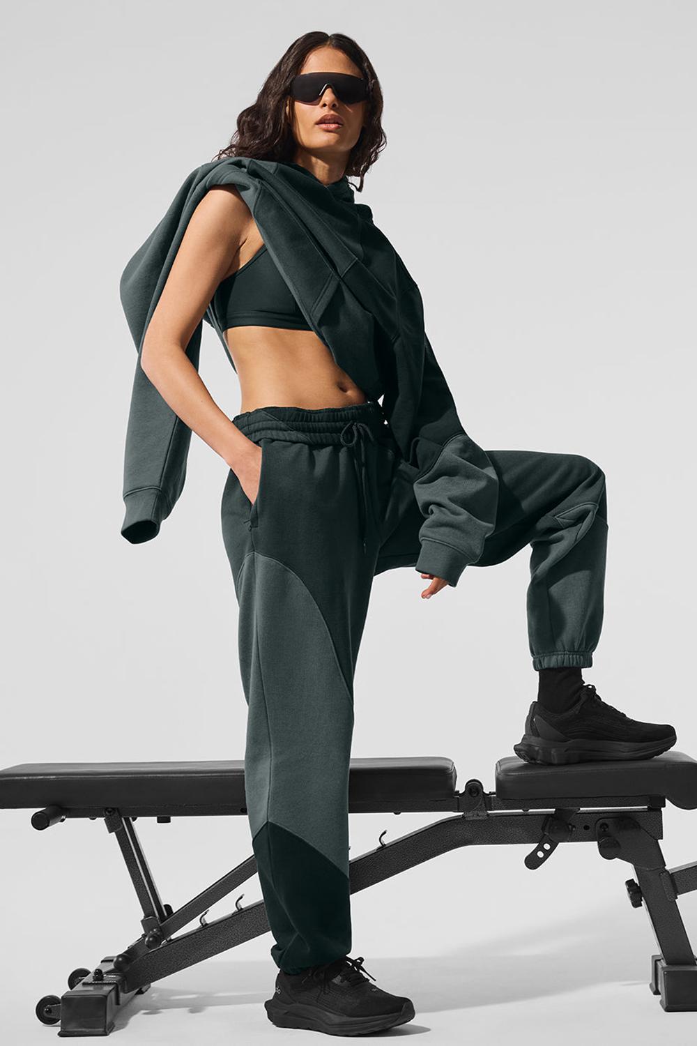 Pantalon Deportivo Alo Yoga Make Waves Mujer Verde | España  NLCZ-73482