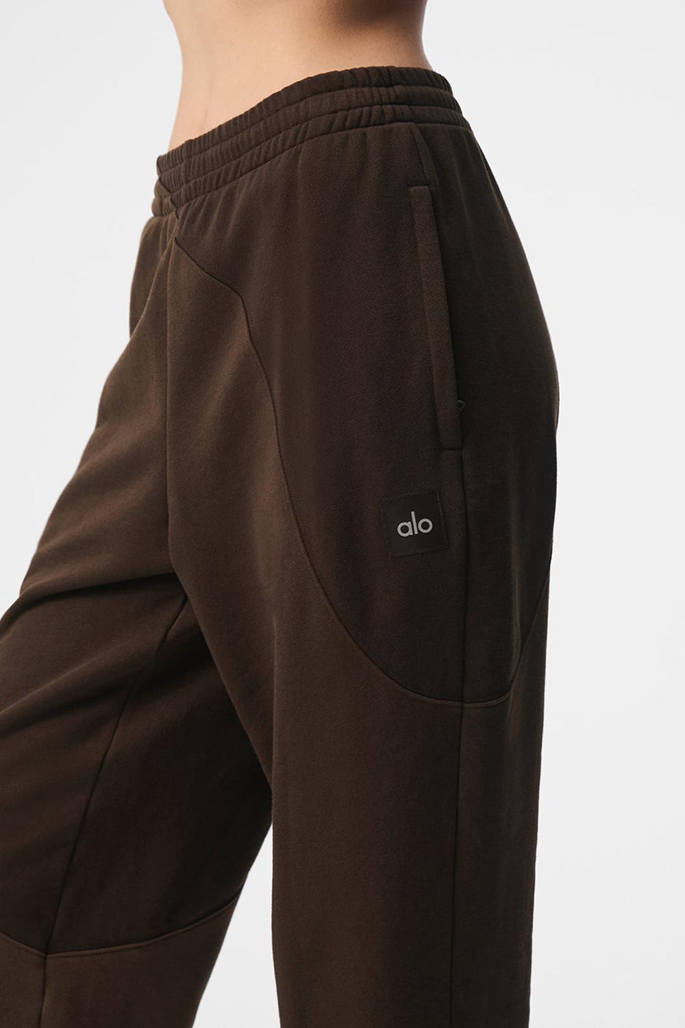 Pantalon Deportivo Alo Yoga Make Waves Mujer Espresso Tonal | España  AYKX-48629