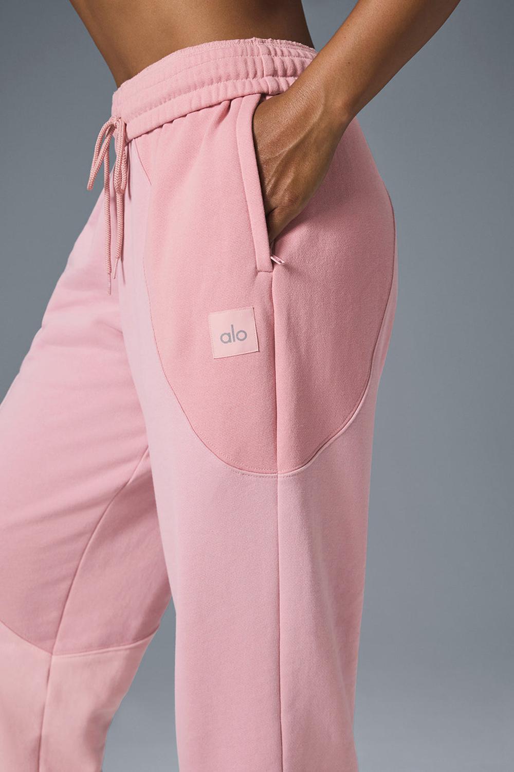 Pantalon Deportivo Alo Yoga Make Waves Mujer Rosas | España  XVQO-81723