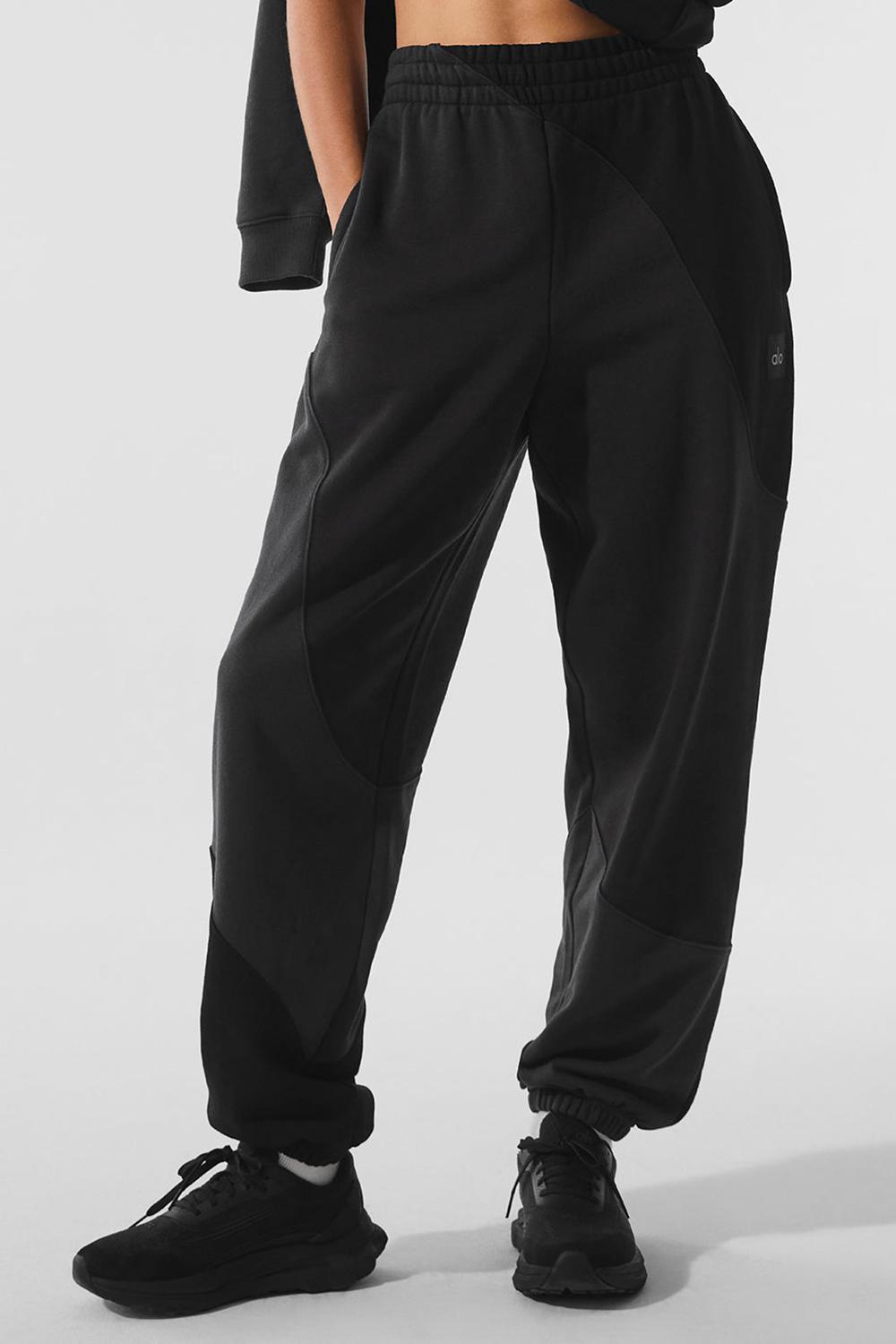 Pantalon Deportivo Alo Yoga Make Waves Mujer Negras | España  EICW-84319